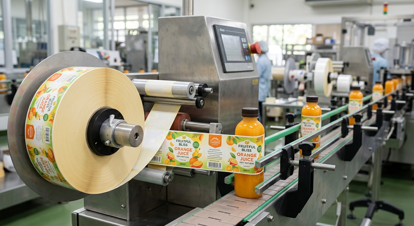 บริการพิมพ์สติกเกอร์ฉลากสินค้าแบบม้วน (Roll Sticker Printing)