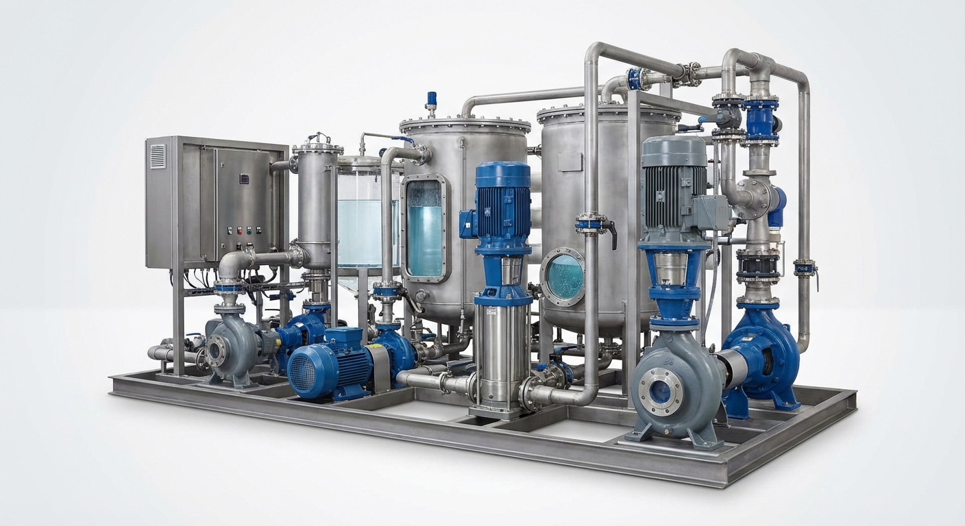 ระบบบำบัดน้ำเสียและระบบน้ำดีอุตสาหกรรม (Wastewater & Clean Water Systems)