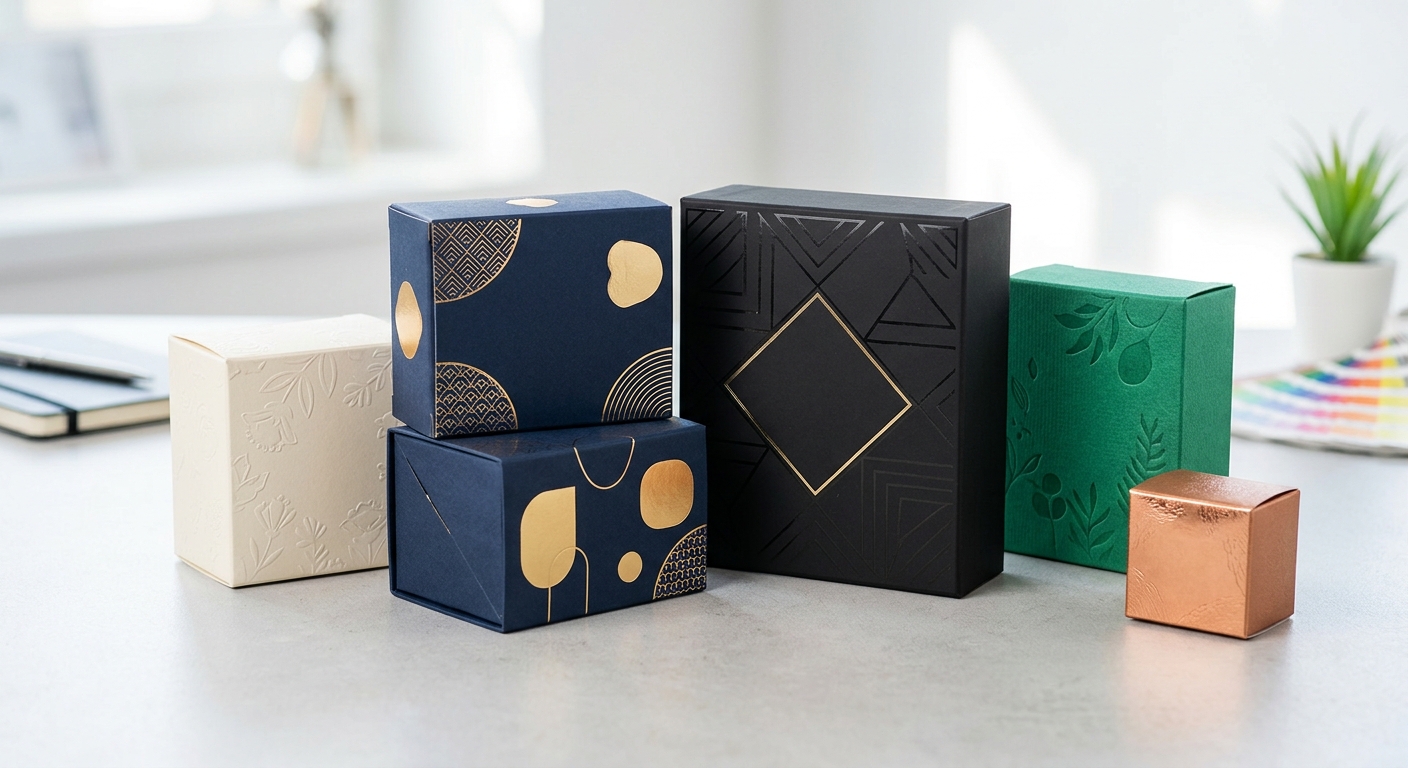 บริการออกแบบและผลิตกล่องบรรจุภัณฑ์ (Custom Packaging Design & Production)