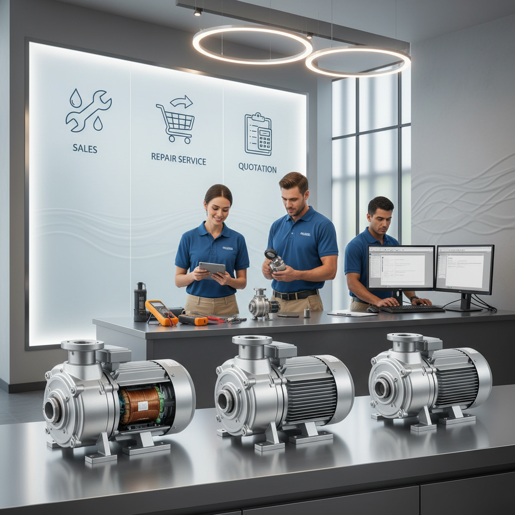 มอเตอร์เครื่องสูบน้ำและบริการซ่อมปั๊มน้ำ