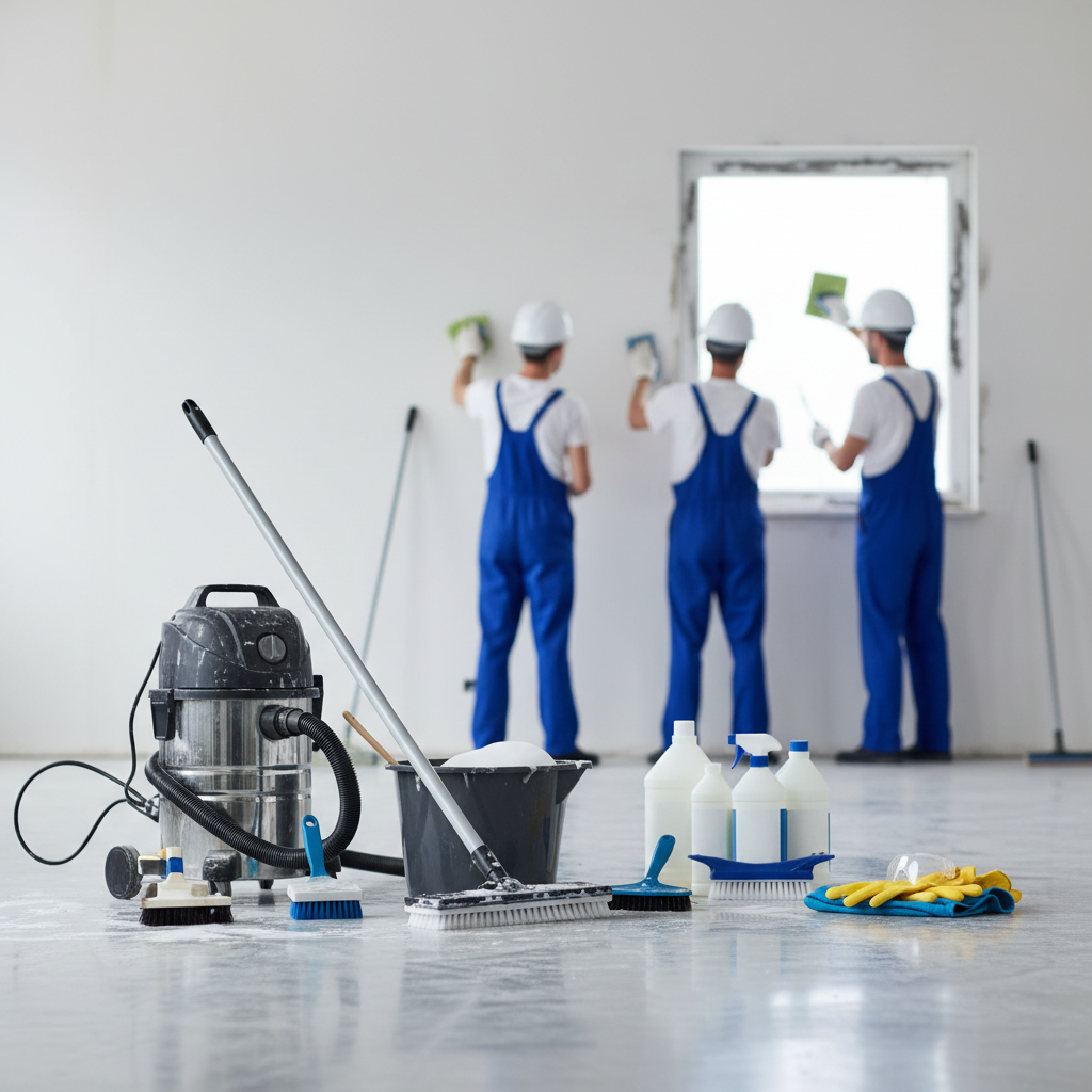 บริการทำความสะอาดหลังการก่อสร้าง (Post-Construction Cleaning)