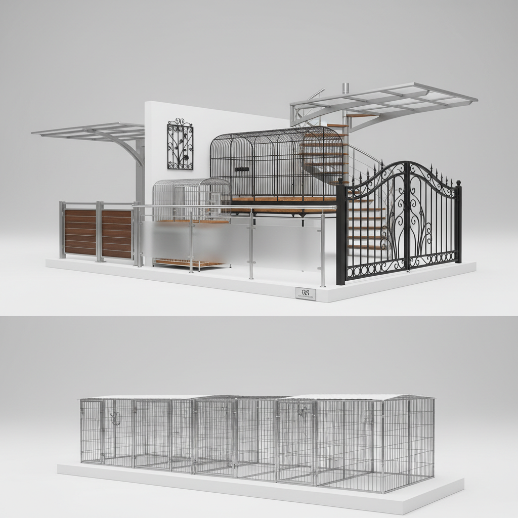 เราผลิตและจำหน่าย รับเหมา ต่อเติม ตกแต่ง งานสแตนเลส งานเหล็กทุกชนิด ประตูสแตนเลส ประตูอลูมิเนียมลายไม้ ราวบันไดสแตนเลส กันตก ช่องรั้ว กันสาด โครงหลังคา เหล็กดัดอิตาลี บันไดวน กรงสัตว์เลี้ยง หลังคาลานจอดรถ งานตามแบบทุกชนิด โดยทีมช่างผู้ชำนาญการ รับงานทั้งงานใหญ่งานเล็ก รับงานทั่วประเทศ ต่างจังหวัด ดูปริมาณงานเป็นหลัก

บริการของเรา
สั่งทำตามออเดอร์ ทุกแบบ ทุกขนาด ทุกราคา ทั้งแบบพื้นแสลท พื้นสแตนเลส พื้นไม้ ทั้งกรงเล็ก กรงใหญ่ คอก ทั้งแบบกรงติดตั้งถาวร แบบน็อคดาวน์ หรือแบบตายตัว

งานสแตนเลส งานเหล็กทุกชนิด ประตูสแตนเลส ประตูอลูมิเนียมลายไม้ ราวบันไดสแตนเลส
กันตก ช่องรั้ว กันสาด โครงหลังคา เหล็กดัดอิตาลี หลังคาลานจอดรถ
กรงสแตนเลส-กรงเหล็ก กรงสุนัข กรงแมว กรงนก กรงเสือ กรงลิง กรงสัตว์เลี้ยงทุกชนิด
กรงเดี่ยว กรงคอนโด กรงมีหลังคา กรงมุ้งลวด รับงานกรง สั่งทำตามออเดอร์
ประตูสแตนเลส ประตูอลูมิเนียมลายไม้ ราวบันไดสแตนเลส
โครงหลังคา เหล็กดัดอิตาลี หลังคาลานจอดรถ งานตามแบบทุกชนิด

รับเหมางานสแตนเลส-งานเหล็กทุกชนิดโดยทีมช่างผู้ชำนาญ
สั่งทำตามออเดอร์ ทุกแบบ ทุกขนาด ทุกราคา — สินค้าหลัก