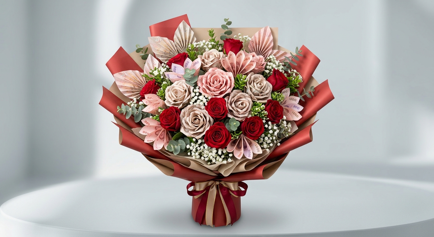 ช่อดอกไม้ธนบัตร (Money Bouquets)