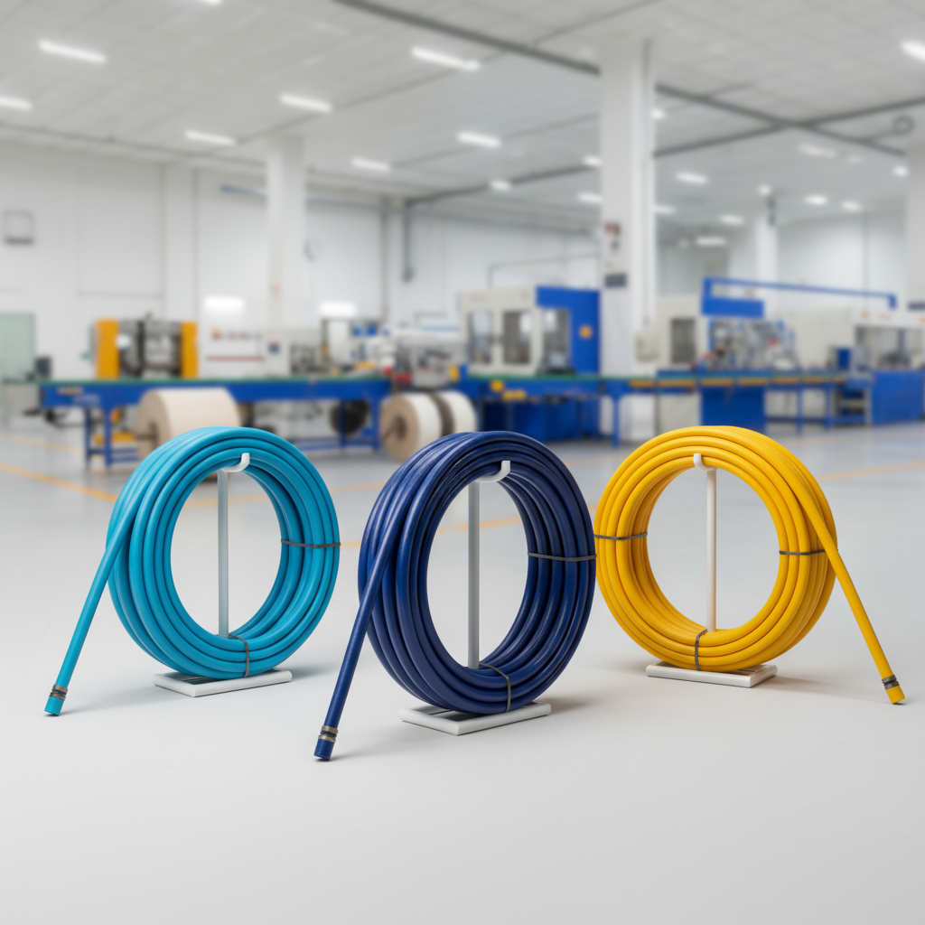 โรงงานผลิตสายยาง สินค้าดีมีคุณภาพ สายยาง 3 สี ฟ้า , น้ำเงิน , เหลือง เลือกใช้สายยาง ที่ผลิตด้วยมาตรฐานสูงจากเรา โรงงานที่ใส่ใจทุกรายละเอียด เพื่อประสิทธิภาพในการใช้งานอย่างเต็มที่ — สินค้าหลัก