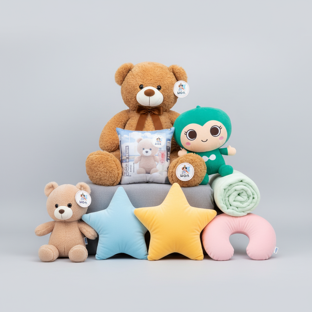 โรงงานผลิตตุ๊กตา อันดับหนึ่ง ครบวงจร สินค้าคุณภาพมาตรฐาน มอก. ยินดีให้บริการ รับทำตุ๊กตา ผลิตตุ๊กตา มาสคอต การ์ตูนคาแรคเตอร์ รับทำหมอน ผลิตหมอน หมอนอิง หมอนไดคัท หมอนผ้าห่ม หมอนรองคอ  — สินค้าหลัก