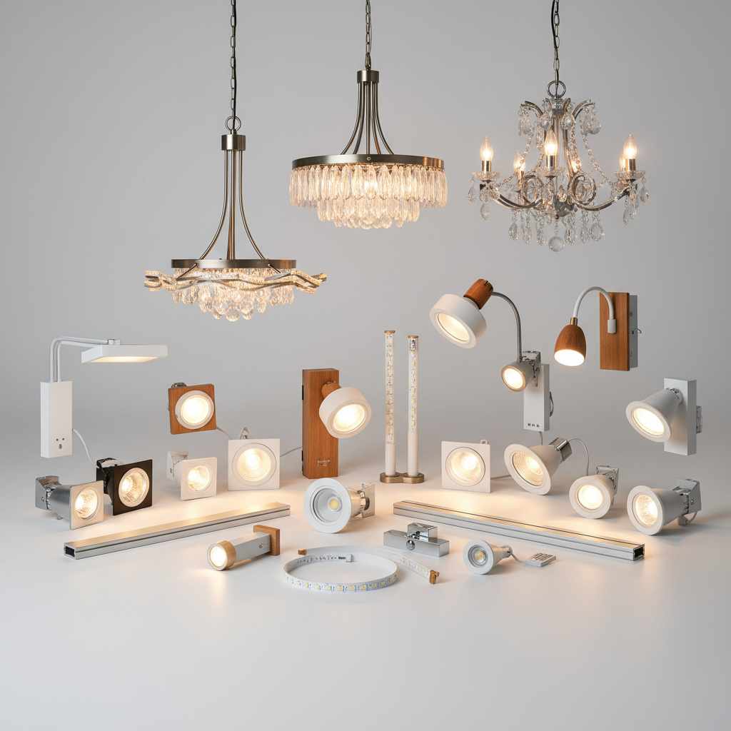 แหล่งรวมโคมไฟหลากหลายสไตล์ แทรคไลท์ ดาวน์ไลท์ ไฟเส้น ไฟริบบิ้น รางไฟอลูมิเนียม ไฟผนัง ไฟระย้า เพื่อบ้านและโครงการของคุณ — สินค้าหลัก