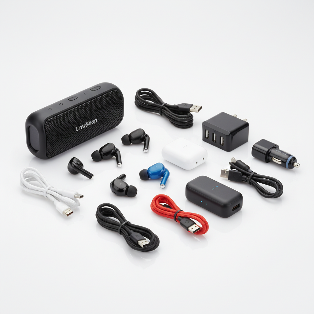 Fin Gadget แหล่งซื้ออุปกรณ์เสริมมือถือ iPhone ขายส่งอุปกรณ์มือถือ หูฟัง ลำโพงบลูทูธ สายชาร์จ หัวชาร์จและอุปกรณ์ภายในรถยนต์ รับประกันทุกชิ้นส่งทุกวัน — สินค้าหลัก