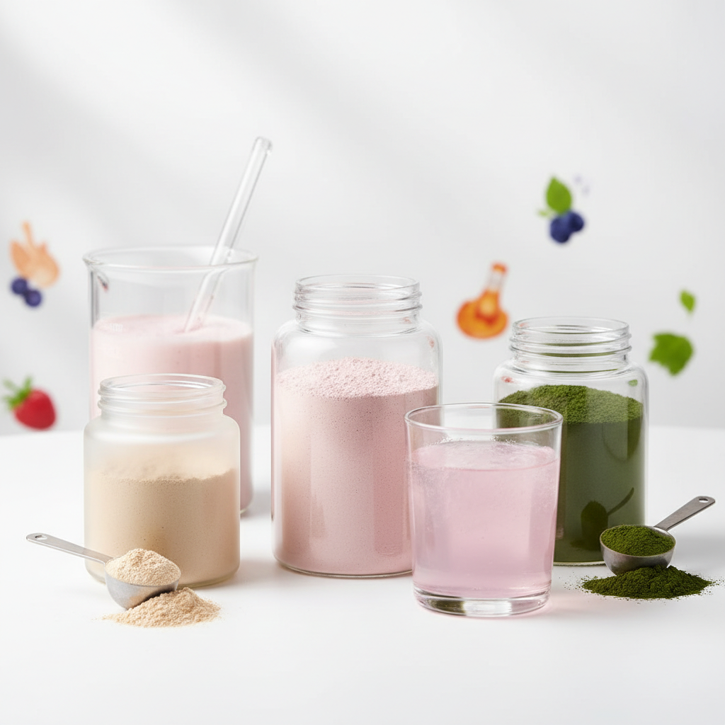 บริการรับผลิตอาหารเสริมรูปแบบผงชงดื่ม (Powder Drink Supplements)
