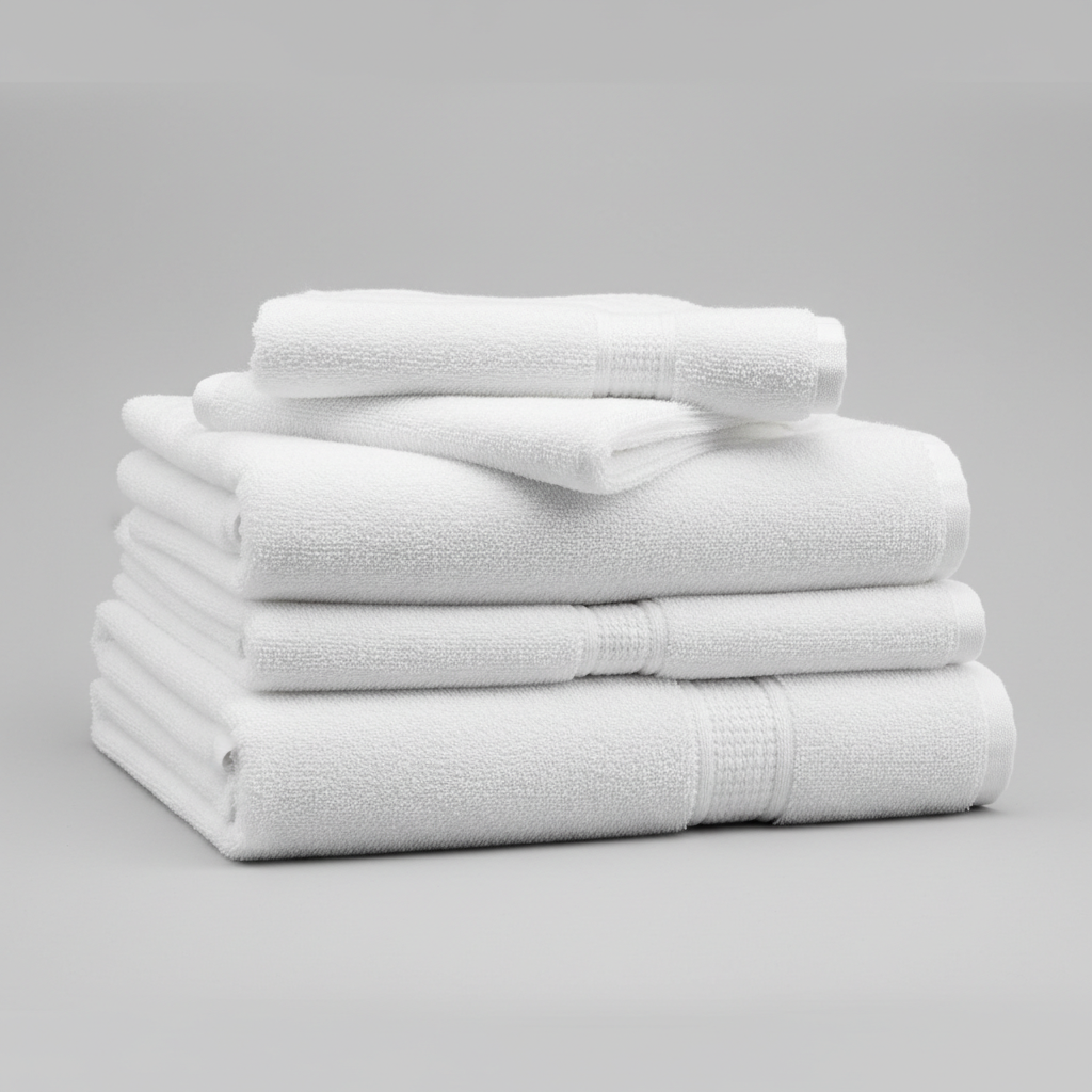 ผ้าเช็ดตัวและผ้าขนหนูโรงแรมเกรดพรีเมี่ยม