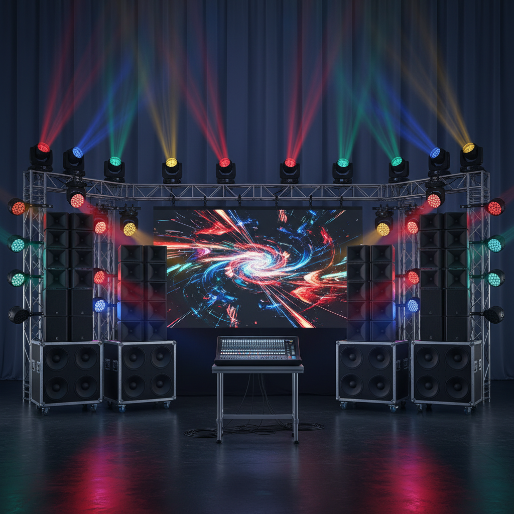 บริการให้เช่าอุปกรณ์แสง สี เสียง ระดับมืออาชีพ (Pro Audio & Visual Equipment Rental)