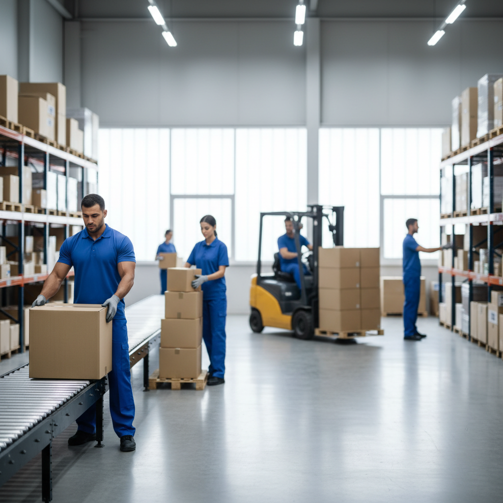 บริการรับเหมาแรงงานคลังสินค้าและโลจิสติกส์ (Warehouse & Logistics Labor)