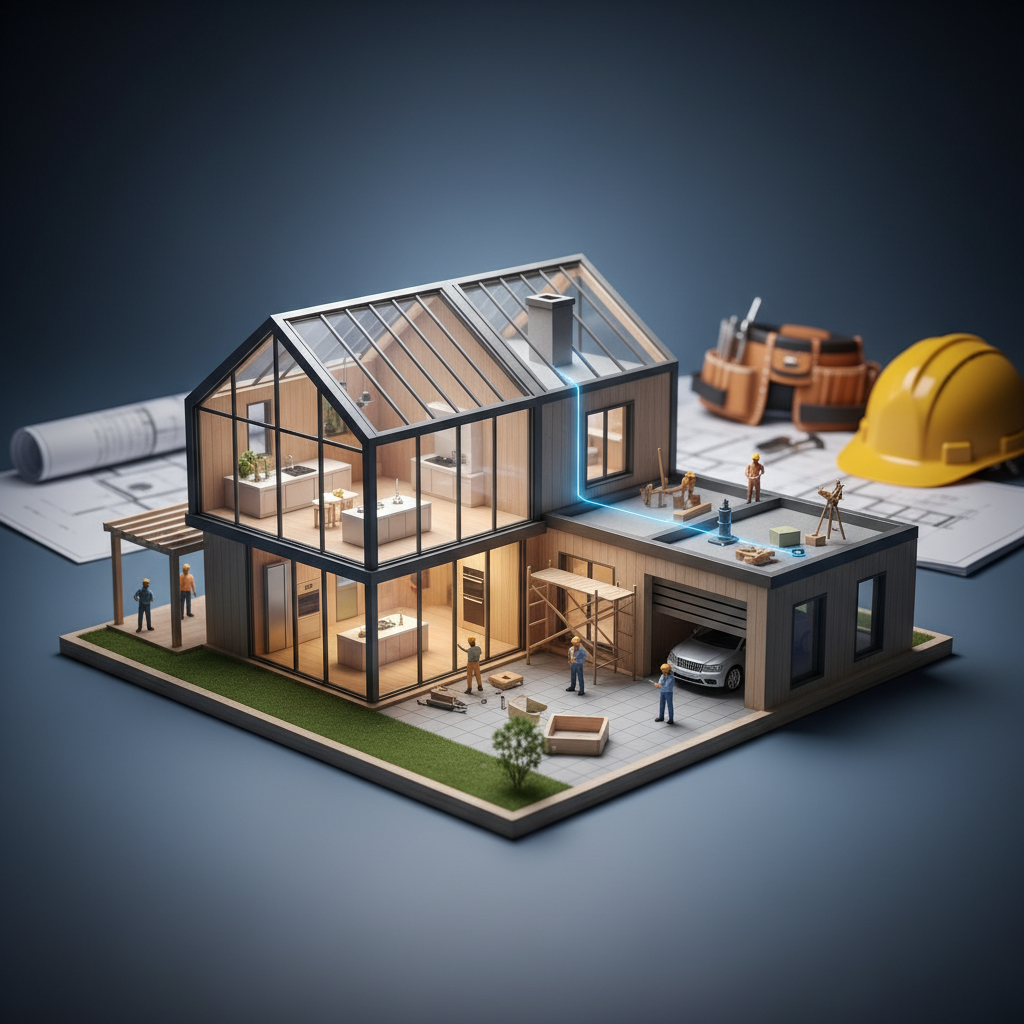 บริการต่อเติมและปรับปรุงที่อยู่อาศัย (Home Extension & Renovation)