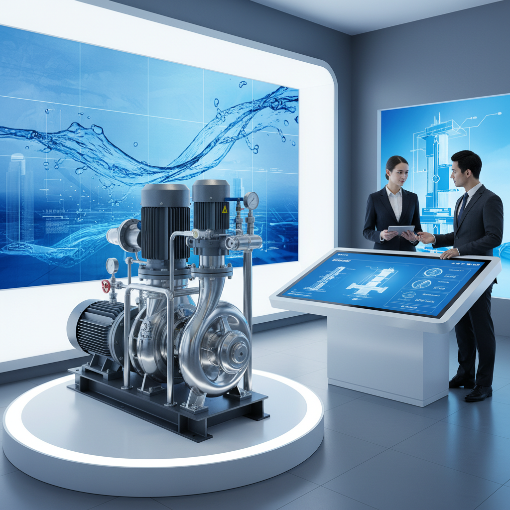 ปั๊มน้ำอุตสาหกรรมและอาคารขนาดใหญ่