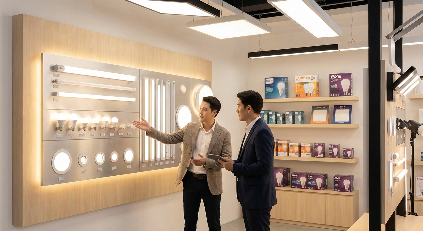 หลอดไฟและอุปกรณ์ส่องสว่าง LED