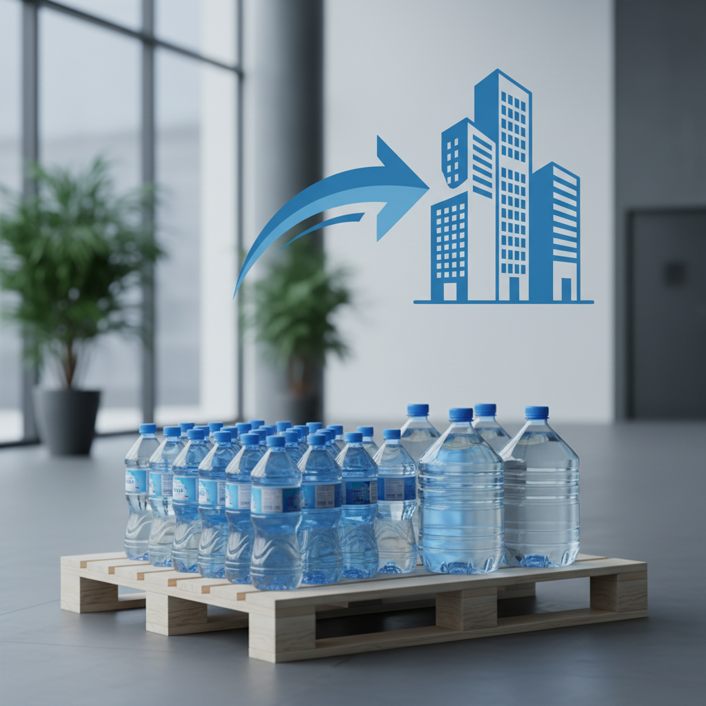 บริการจัดส่งน้ำดื่มตรงถึงองค์กร