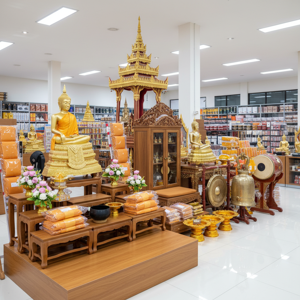 ศูนย์รวมสังฆภัณฑ์ครบวงจร ของทำบุญคุณภาพระดับพรีเมียม