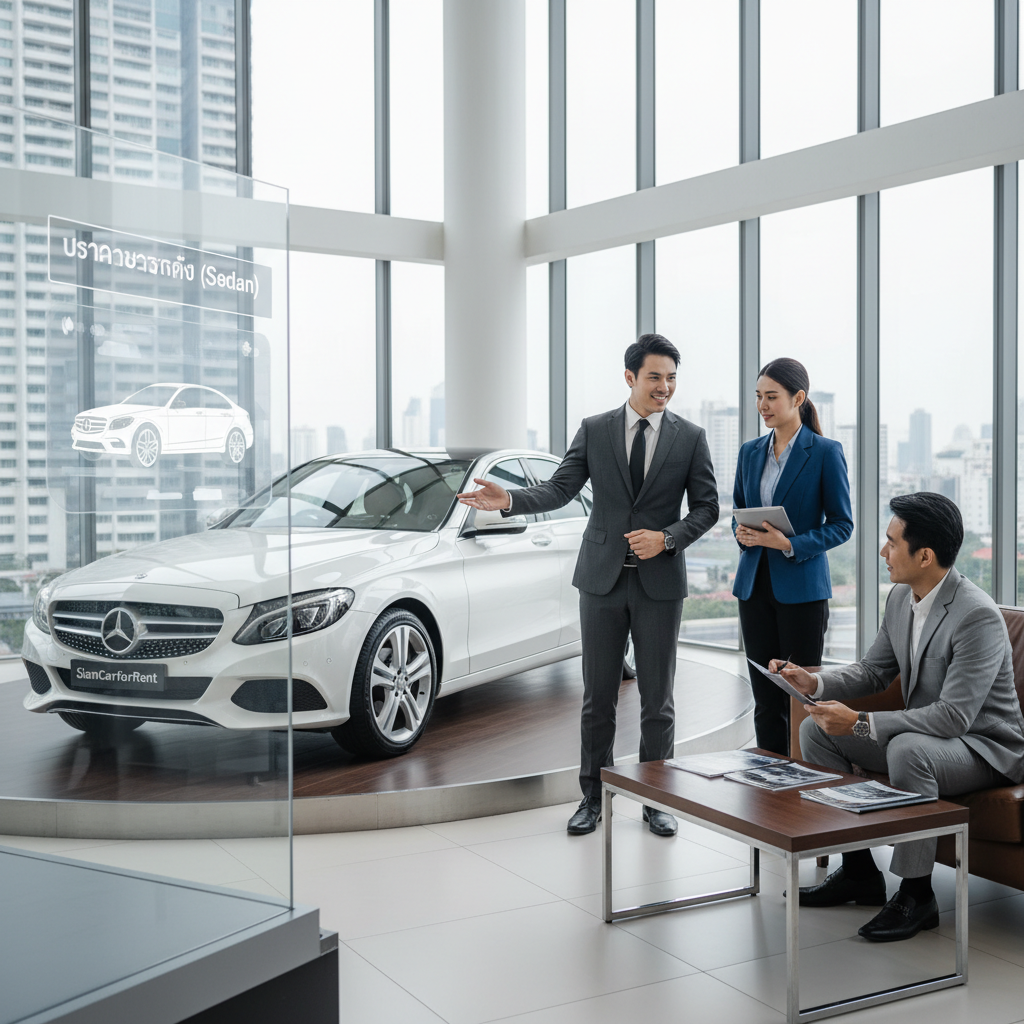 ผู้ให้บริการเช่ารถยนต์ครบวงจร ฝ่ายขายพร้อมดูแล