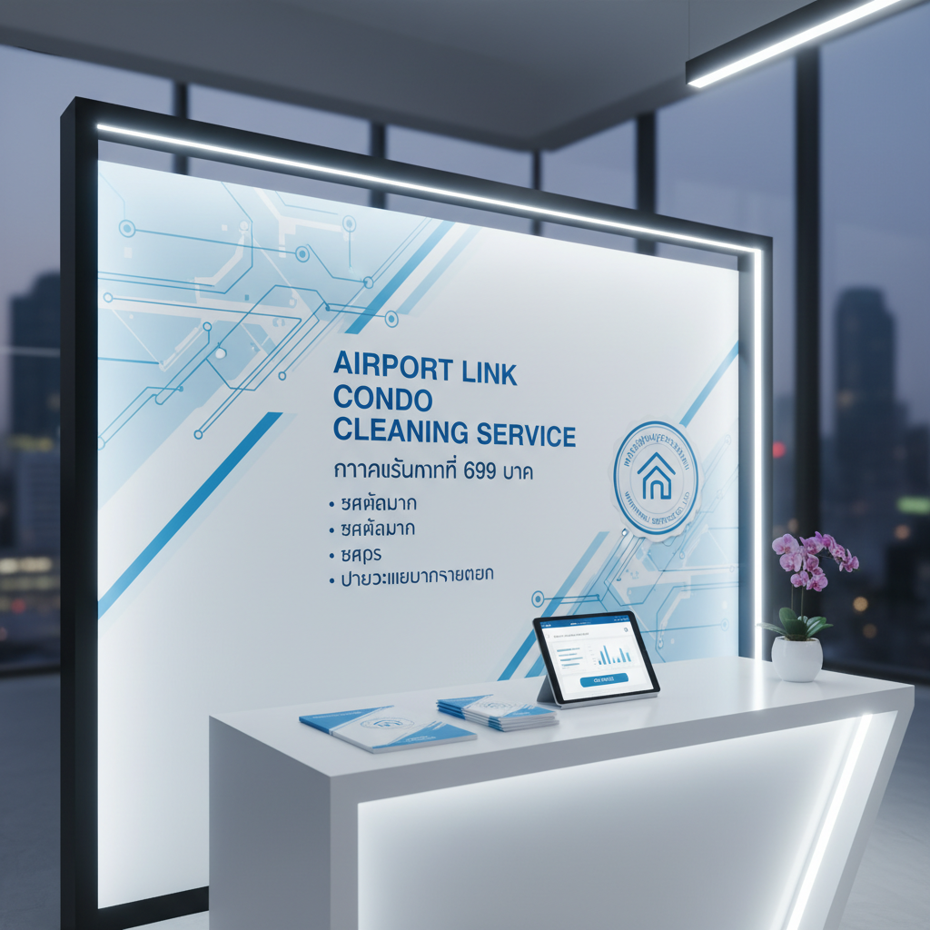 Airport Link CONDO CLEANING SERVICE ราคาเริ่มต้นที่ 699 บาท ซักผ้าม่าน ซักพรม บริการแม่บ้านรายเดือน