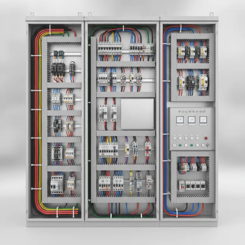 ประกอบและติดตั้งตู้ควบคุมไฟฟ้า (MDB & Control Panel Assembly)