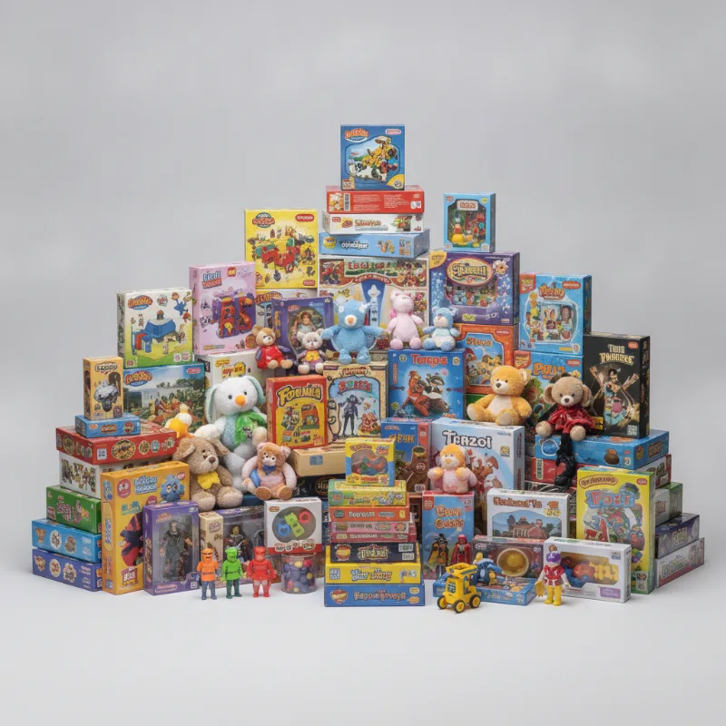 การขายส่งเกมและของเล่น — สินค้าหลัก