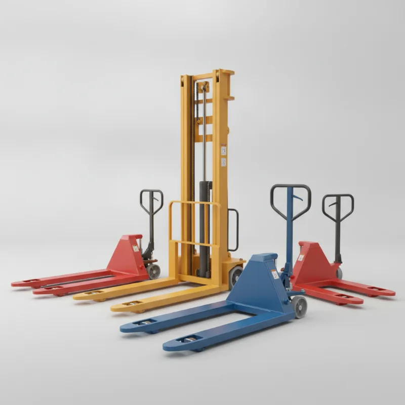 รถแฮนด์ลิฟท์และอุปกรณ์ยกย้ายพาเลท (Hand Lifts & Pallet Trucks)