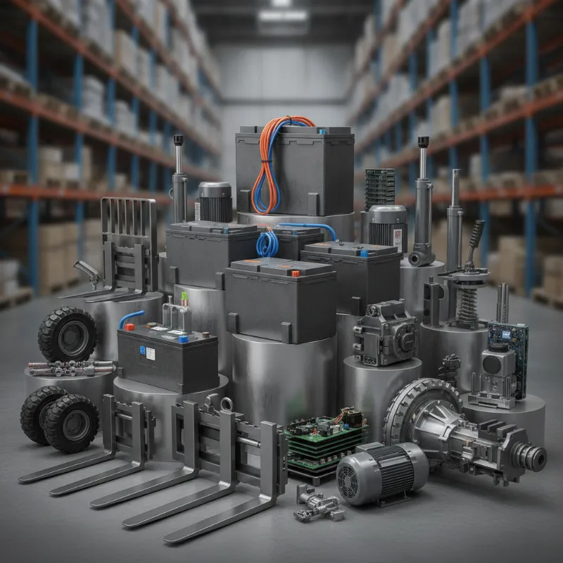 อะไหล่และแบตเตอรี่รถฟอร์คลิฟท์ (Forklift Parts & Batteries)