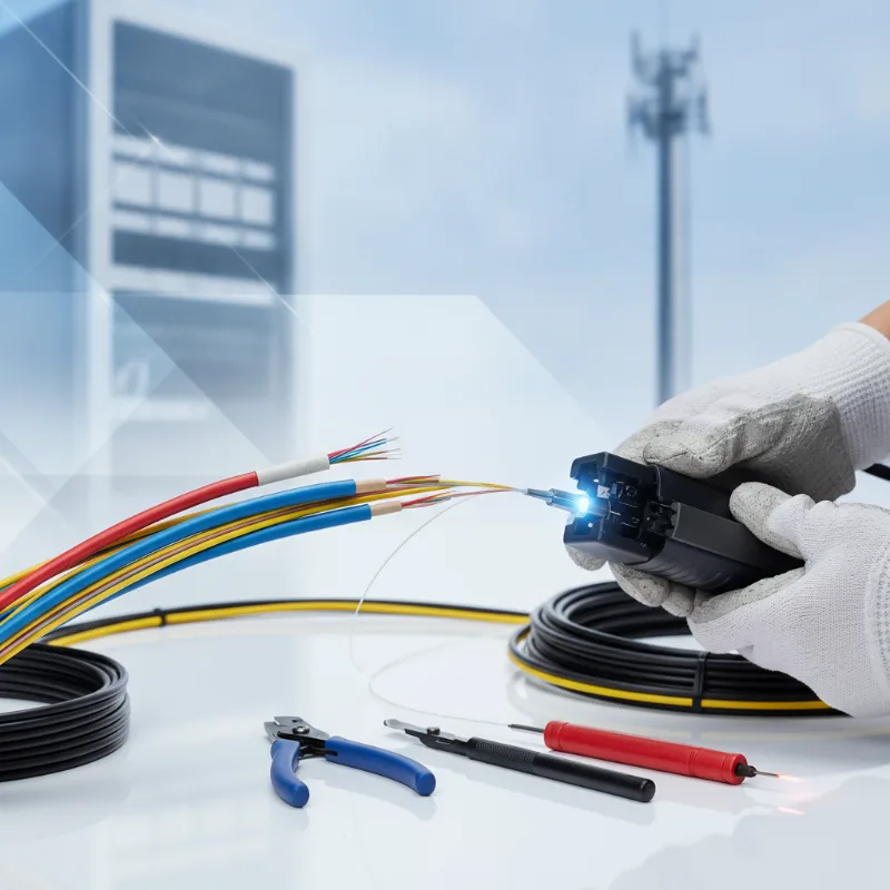 บริการติดตั้งและเชื่อมต่อสายไฟเบอร์ออฟติก (Fiber Optic Solution)