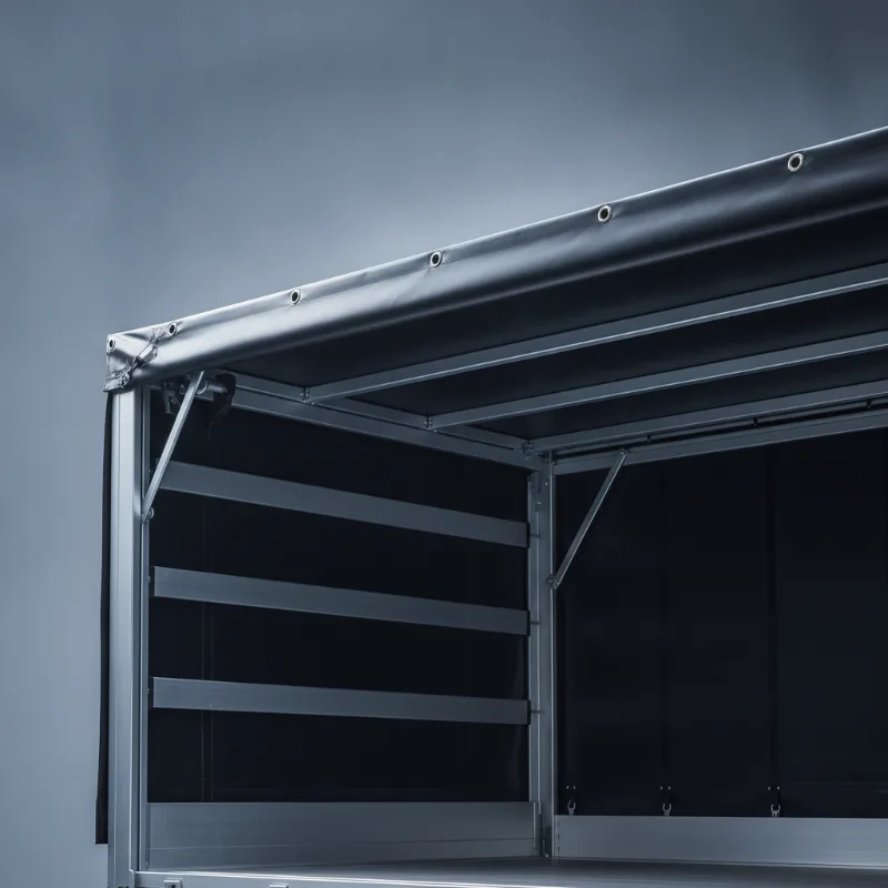 ระบบหลังคาผ้าใบเลื่อนเปิด-ปิด (Sliding Roof System)
