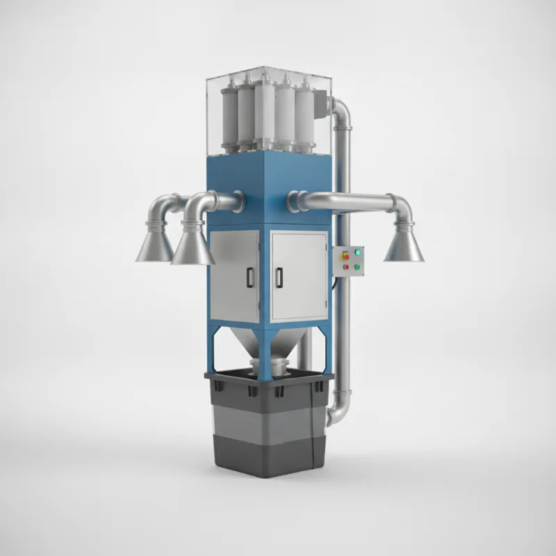 ระบบกำจัดฝุ่นอุตสาหกรรม (Industrial Dust Collector)