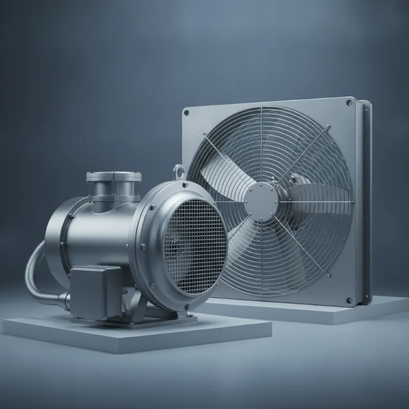 พัดลมกันระเบิดและพัดลมฟาร์ม (Explosion-proof Fan)