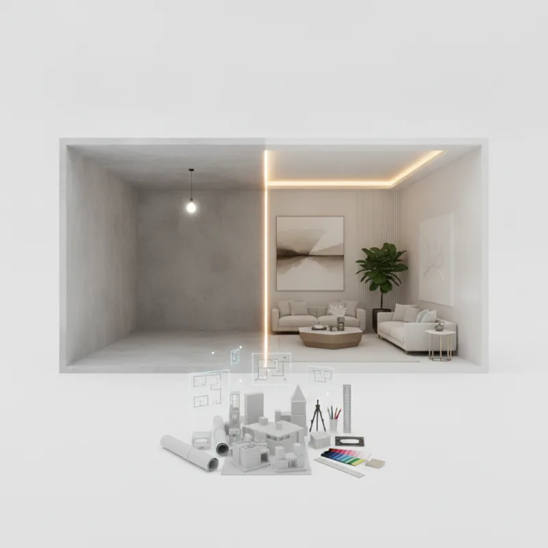 บริการออกแบบและตกแต่งภายใน (Interior Design & Decoration)