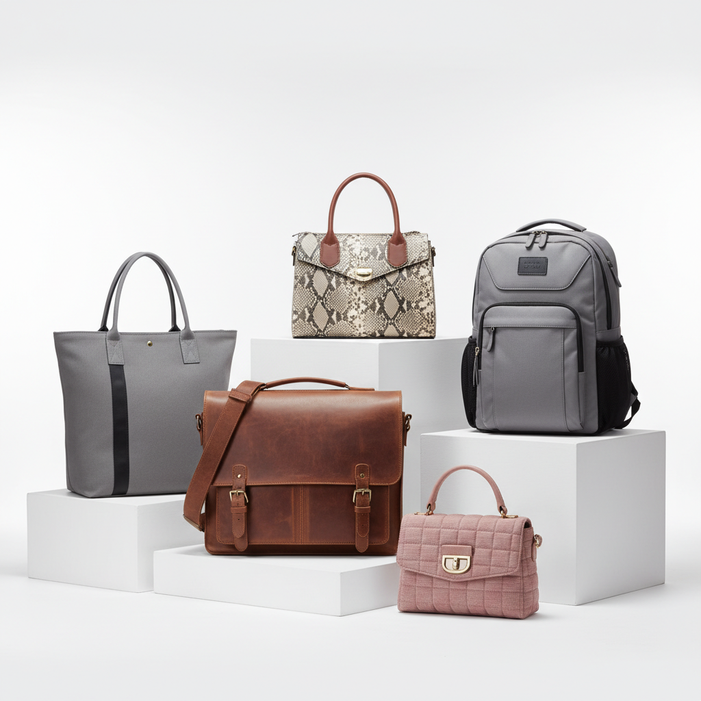 รวมตัวอย่างผลิตภัณฑ์กระเป๋าคุณภาพจากโรงงานผลิตโดยตรง ทั้งกระเป๋าผ้า กระเป๋าหนัง กระเป๋าแฟชั่น และกระเป๋าสั่งทำ OEM ODM คุณภาพสูง. — สินค้าหลัก