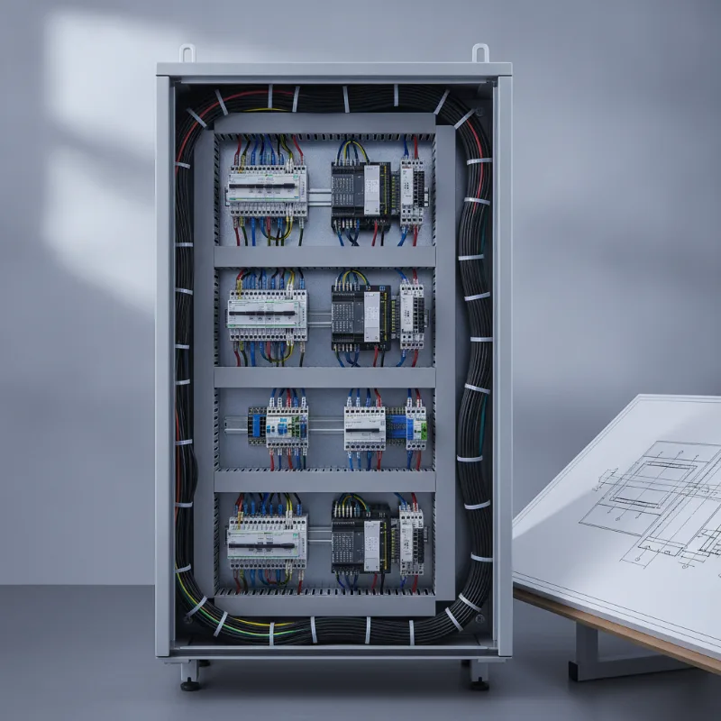 บริการออกแบบและประกอบตู้คอนโทรล (Control Cabinet & PLC)
