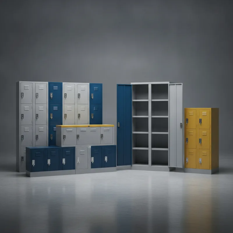 ตู้ล็อคเกอร์และตู้เหล็กอุตสาหกรรม (Industrial Steel Cabinets & Lockers)