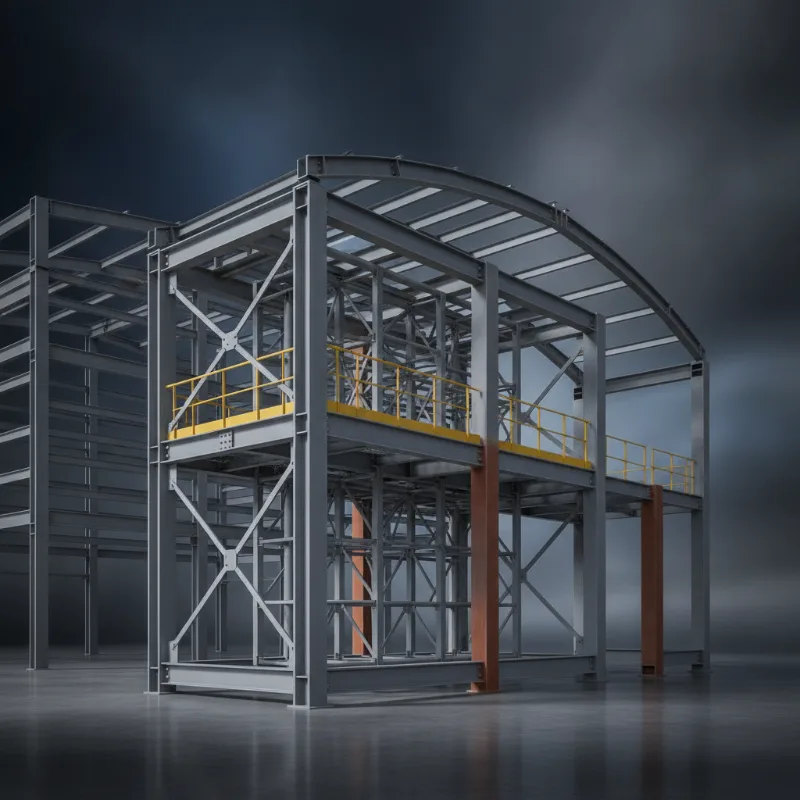 งานประกอบและติดตั้งโครงสร้างเหล็ก (Steel Structure Fabrication)