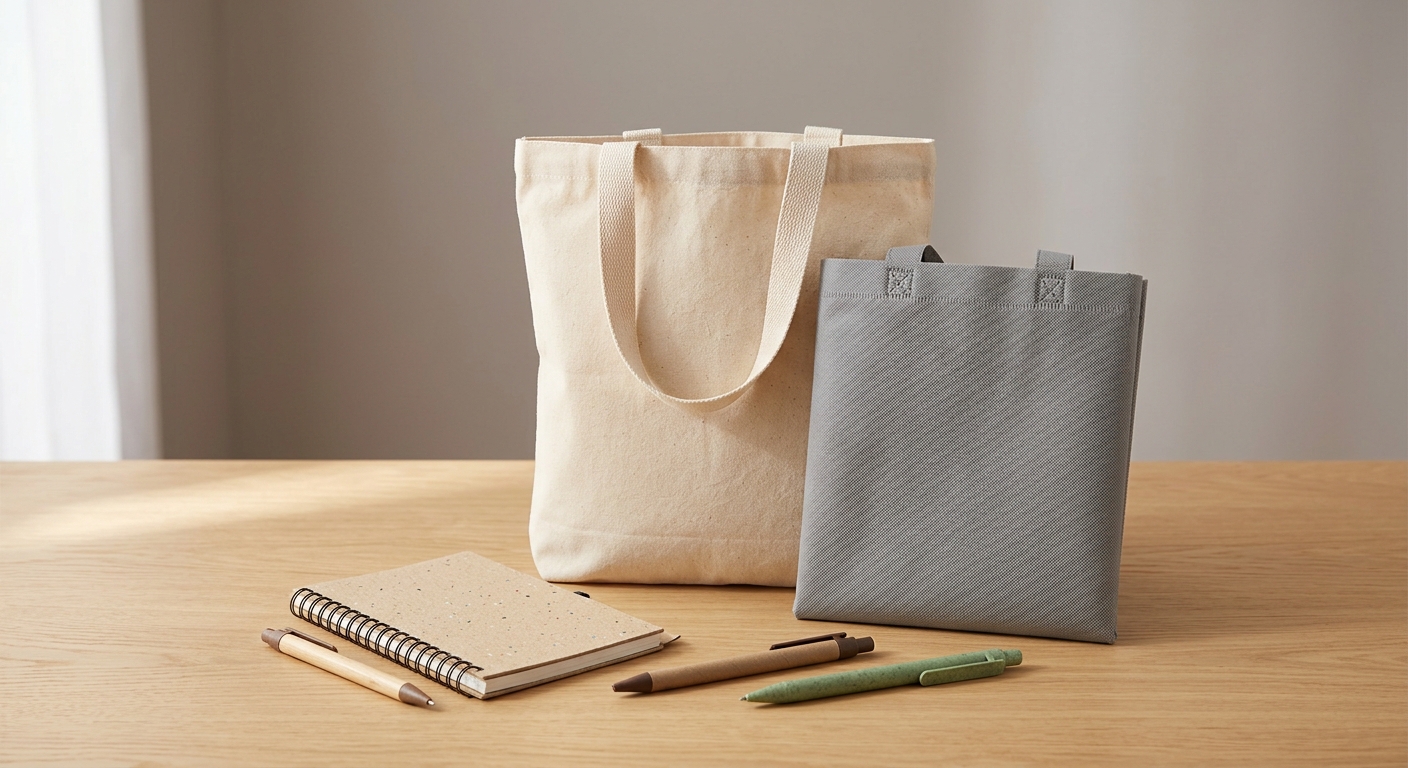 กระเป๋าผ้าและเครื่องเขียนรักษ์โลก