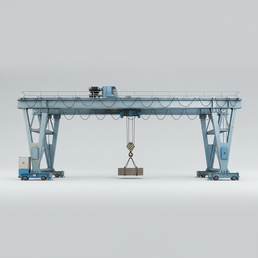 เครนโรงงานมือสอง 15 ตัน สแปนคู่ (Double Girder Crane)