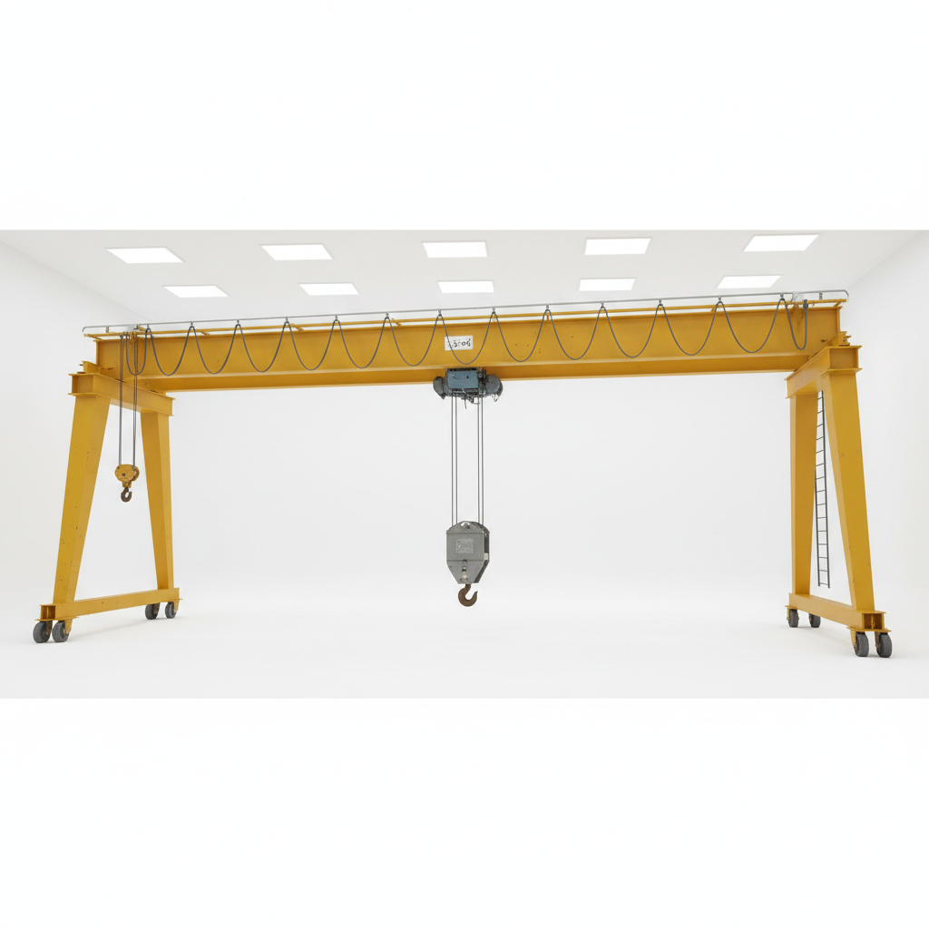 เครนโรงงานมือสอง 5 ตัน สแปนเดี่ยว (Single Girder Crane)