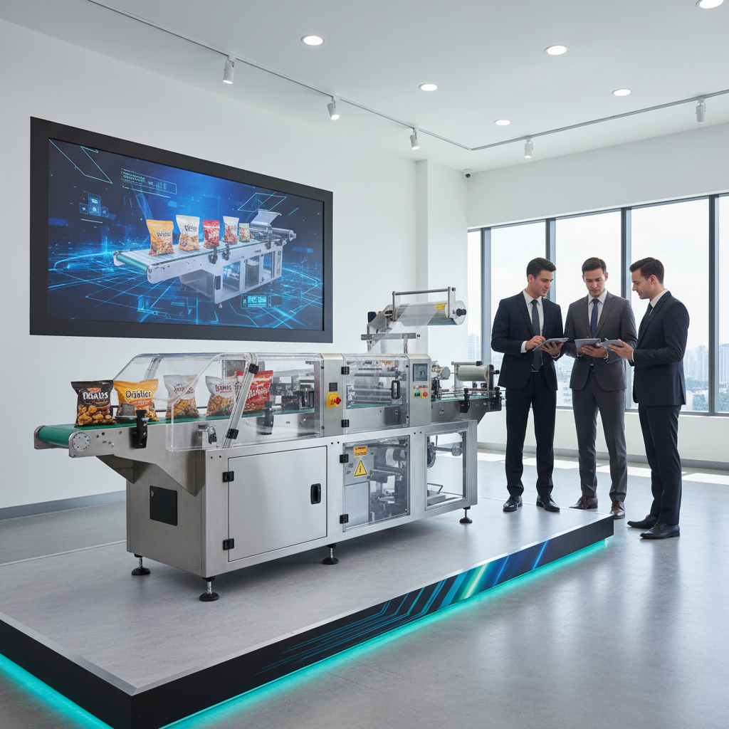 เครื่องห่อแนวนอนอัตโนมัติ