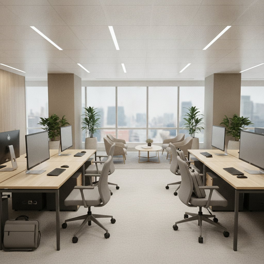 สำนักงานพร้อมใช้งาน (Fully Furnished Office)