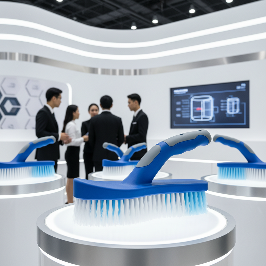 แปรงล้างถังโค้ง