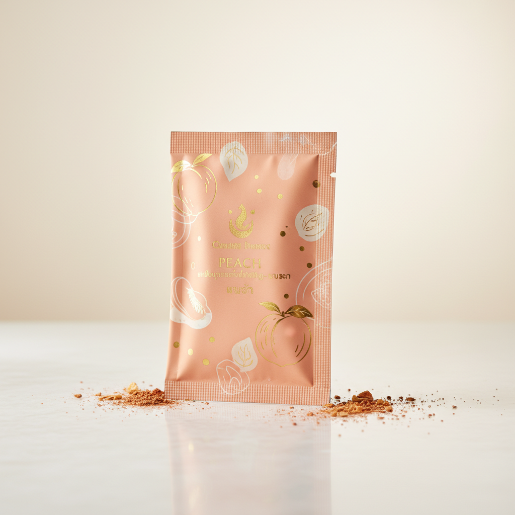 ชาพีชปรุงสำเร็จชนิดผง - แบบซอง