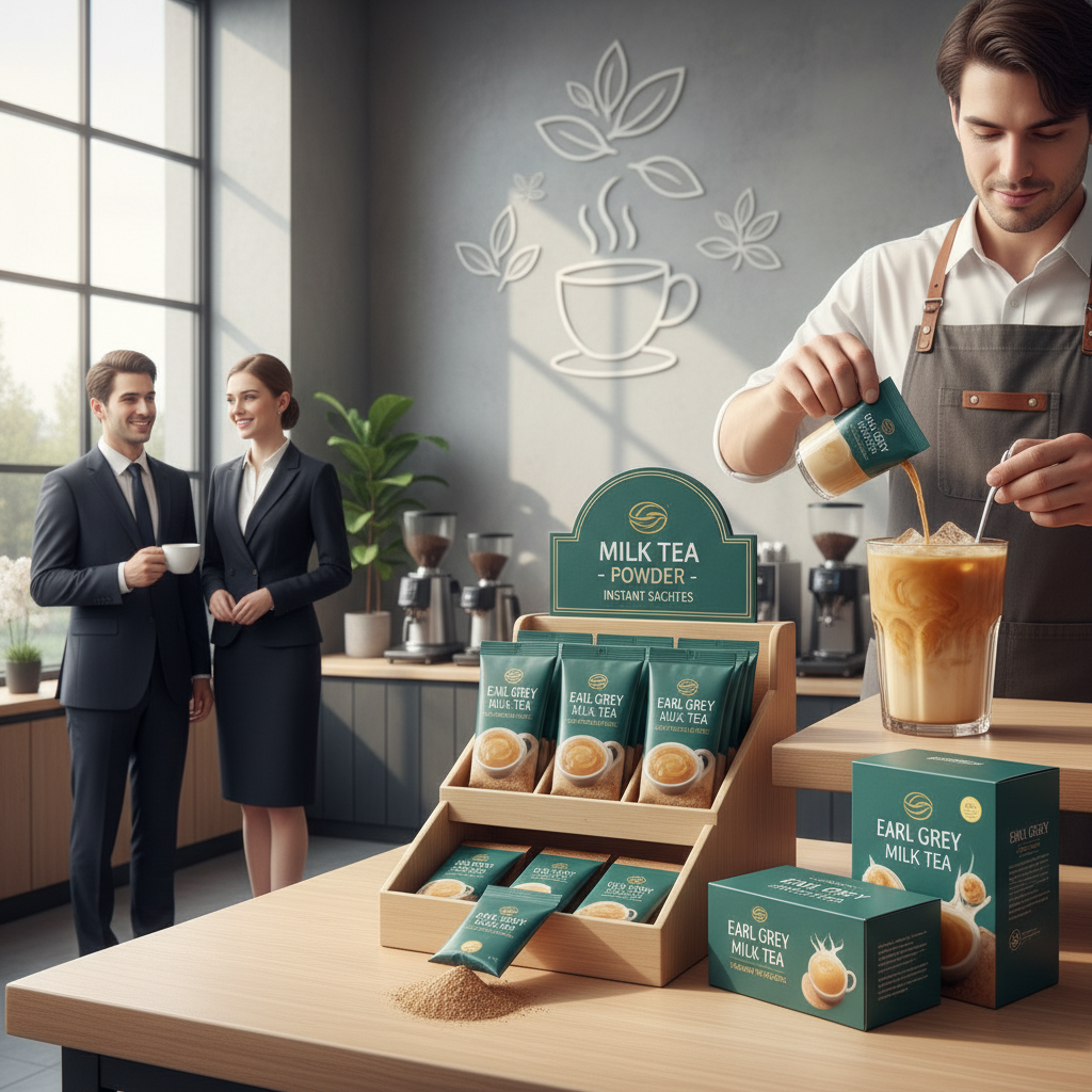 ชานมเอิร์ลเกรย์ปรุงสำเร็จชนิดผง - แบบซอง