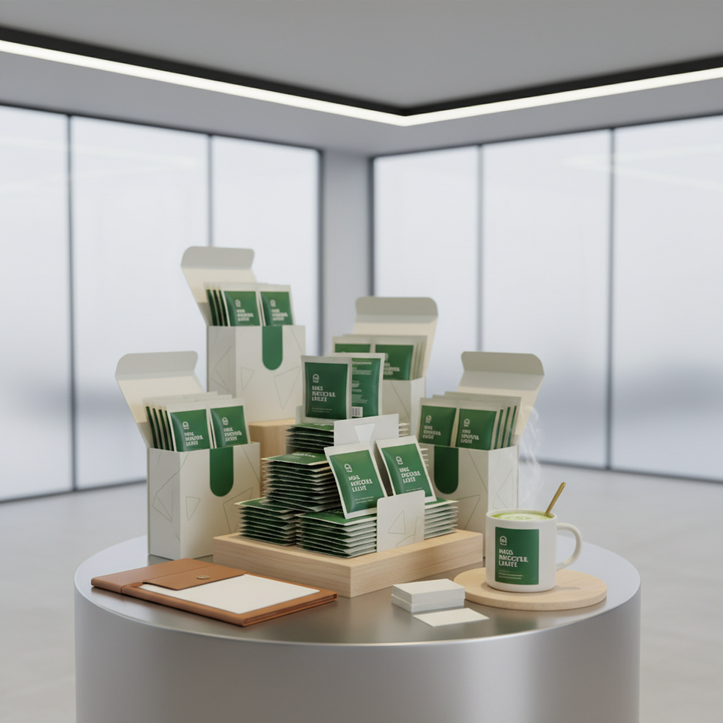 ชาเขียวมัทฉะลาเต้ปรุงสำเร็จชนิดผง - แบบซอง