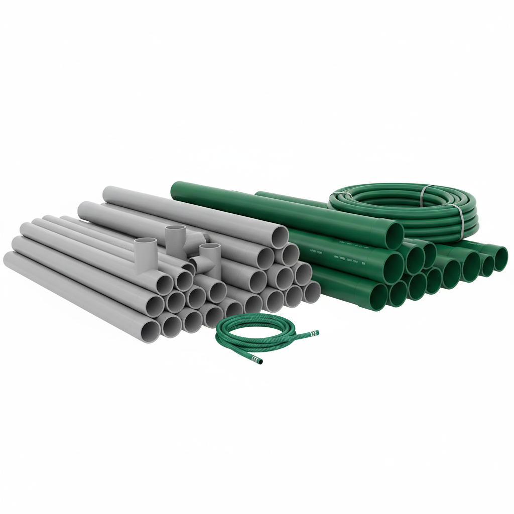 ท่อพีวีซีและท่อเกษตรทุกแบบ (ท่อเทา/ท่อเขียว)