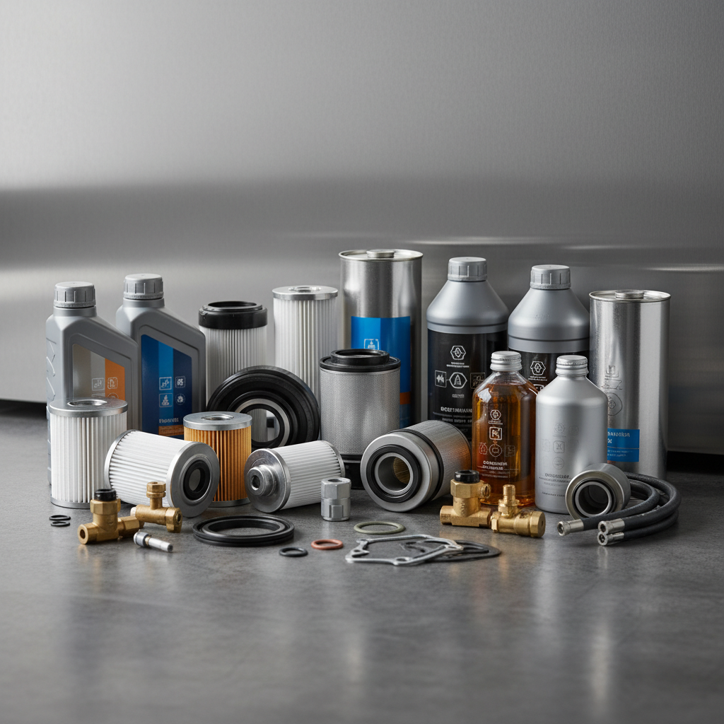 อะไหล่ทดแทนและน้ำมันหล่อลื่นปั๊มลมครบวงจร