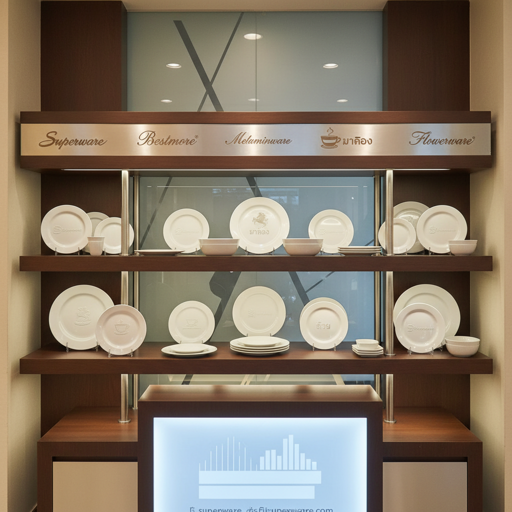 บริษัท พี เจ พี คิทเช่นแวร์ จำกัด จำหน่าย จานชามเมลามีน ตราซุปเปอร์แวร์ ตราBest more ตราม้าทอง ตราเมลามีนแวร์ ตราถ้วย ตราฟลาวเวอร์แวร์ ตัวเลือกสำหรับงานเฉพาะ