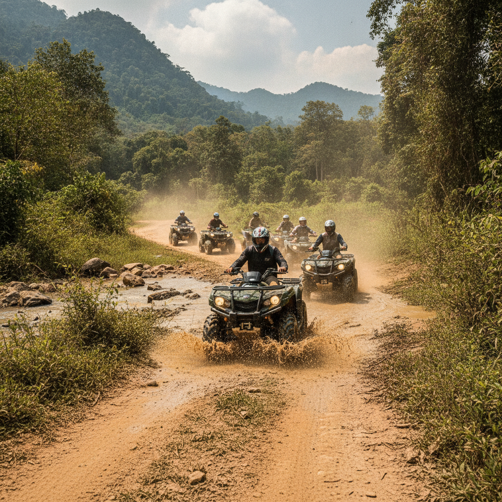 กิจกรรมขับรถ ATV ตะลุยธรรมชาติ