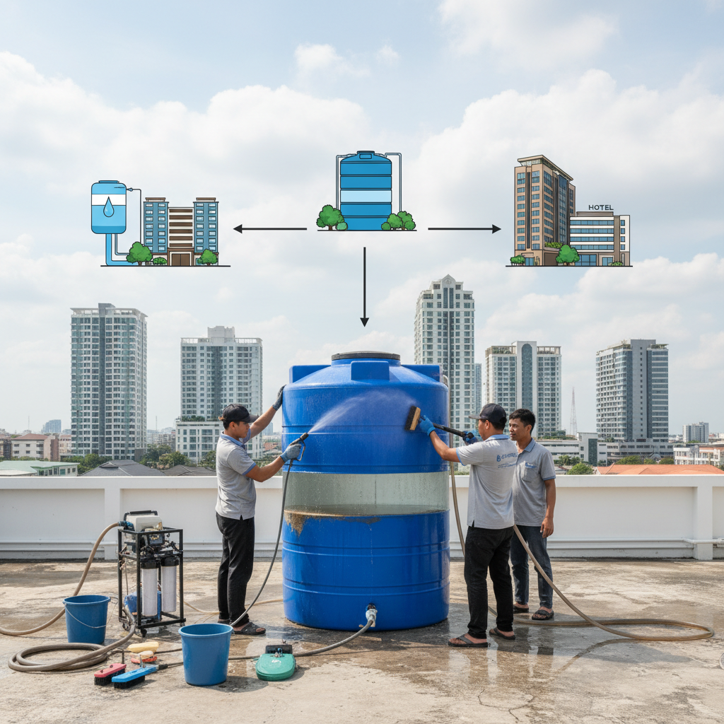 บริการล้างถังพักน้ำดีครบวงจร เพื่อสุขอนามัยที่ดีของคุณ