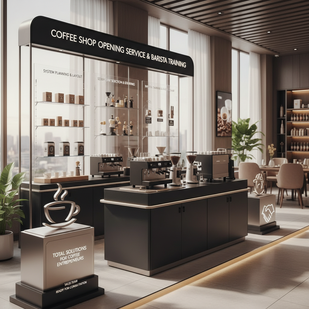 บริการเปิดร้านกาแฟและอบรมบาริสต้า